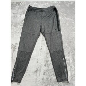 Spyder Men's Large Active Performance Drift Jogger Pants Gray‎ Drawstring EUC